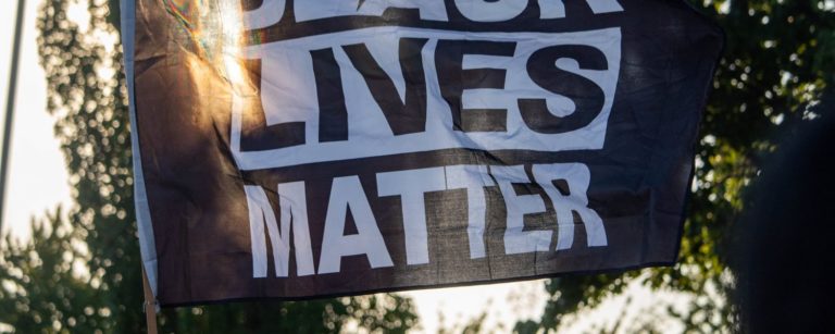 black lives matter flag