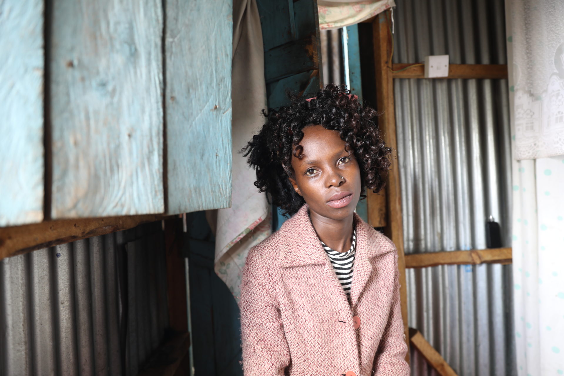 Mercy in a clinic in Kenya.