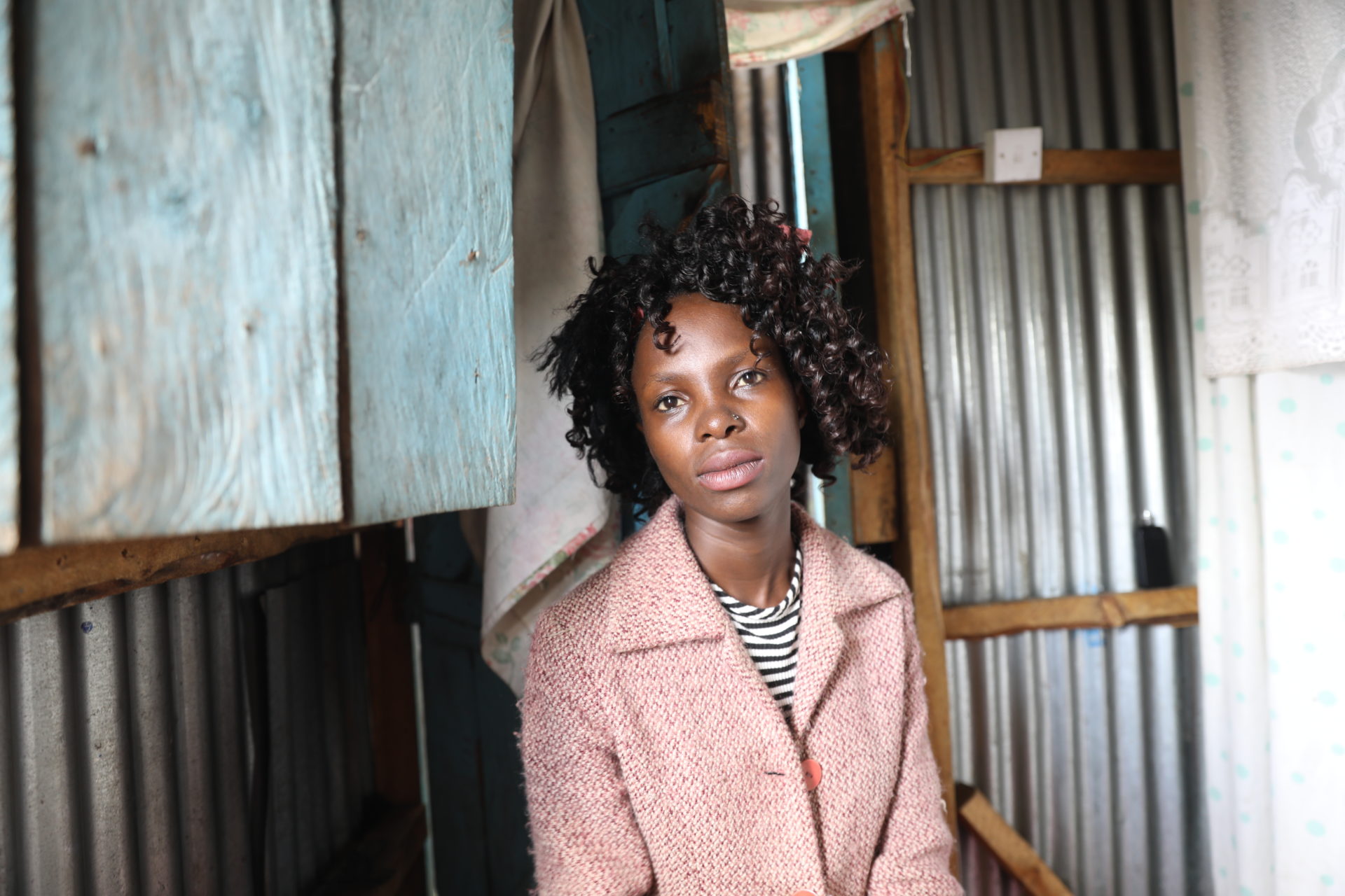 Mercy in a clinic in Kenya.